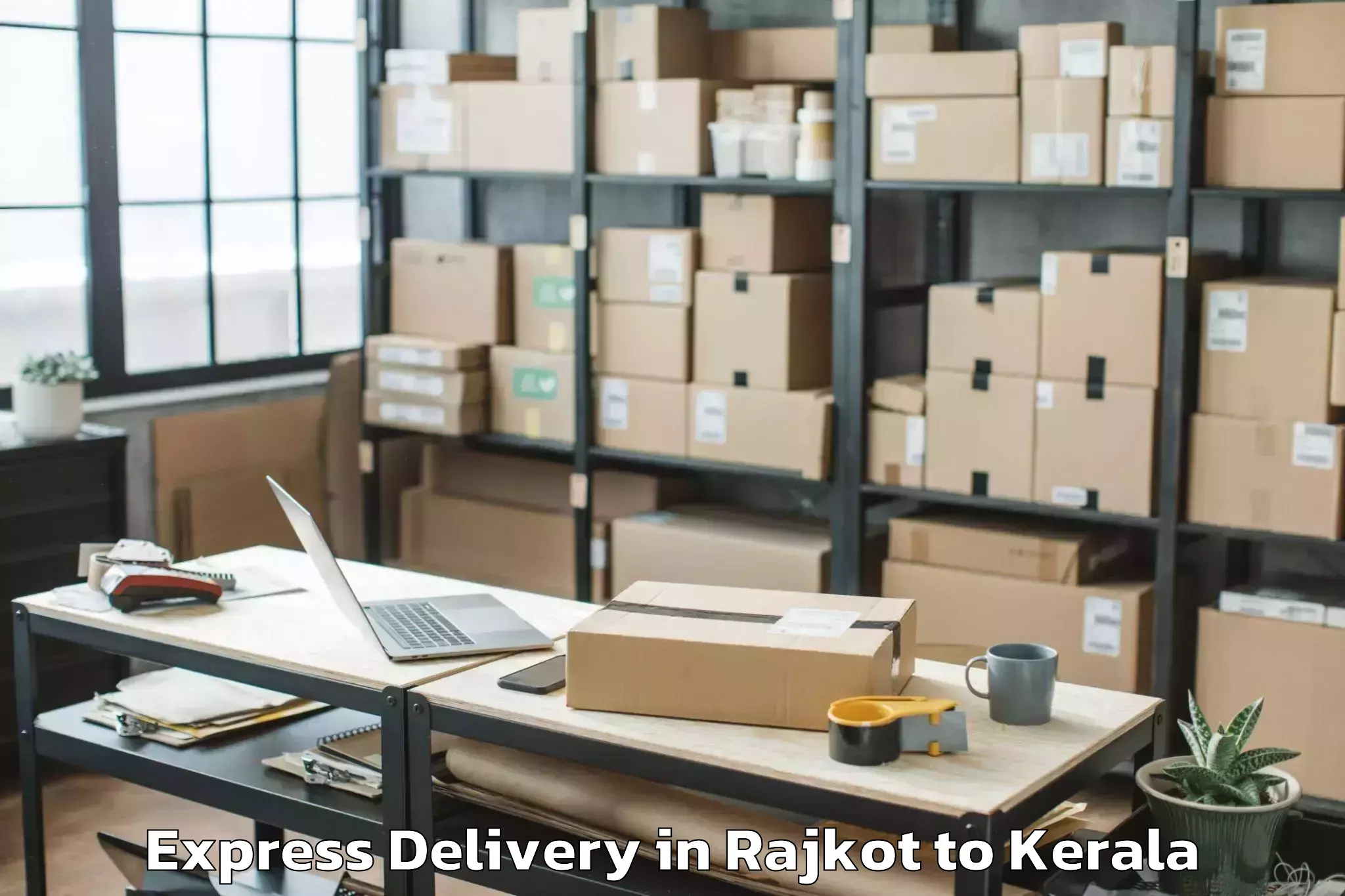 Quality Rajkot to Karipur Express Delivery